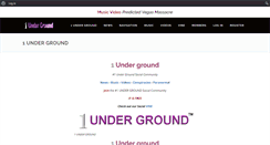 Desktop Screenshot of 1underground.com