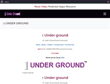 Tablet Screenshot of 1underground.com